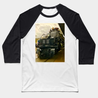 Big Boy Steam Locomotive Baseball T-Shirt